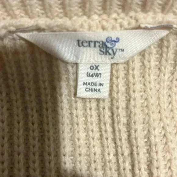 Sherpa Vest in XL Cream Terra an Sky - Picture 5 of 10